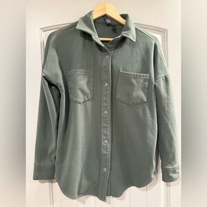 Fleece Green Shirt